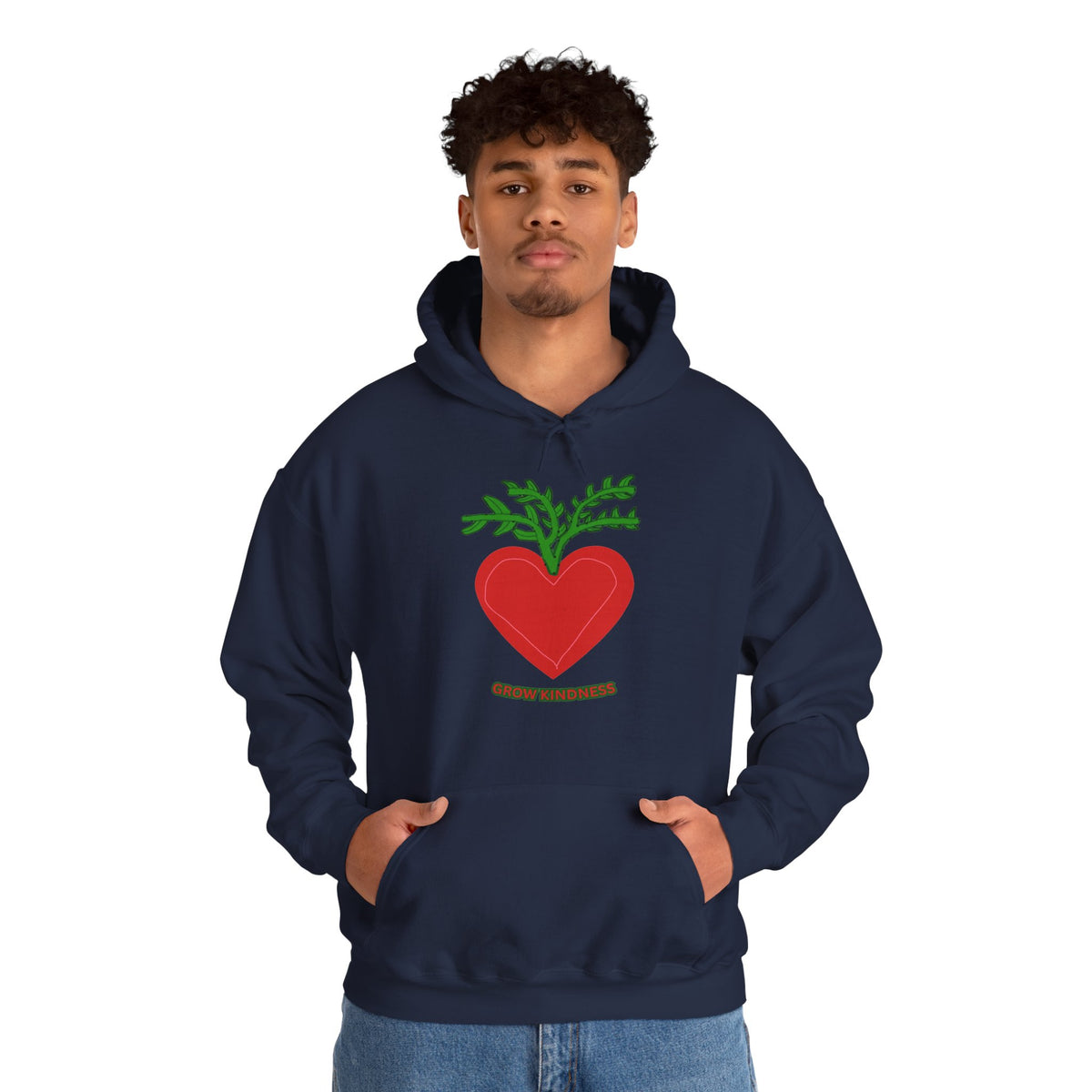 SOSO “Grow Kindness” Self-Expression Unisex Pullover Hoodie