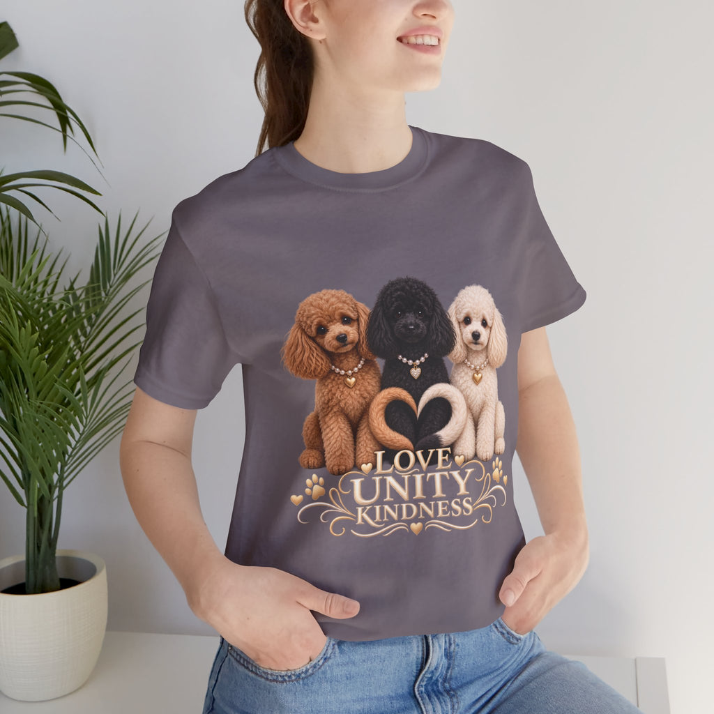 SOSO “Love, Unity & Kindness” Poodle Self-Expression Tee