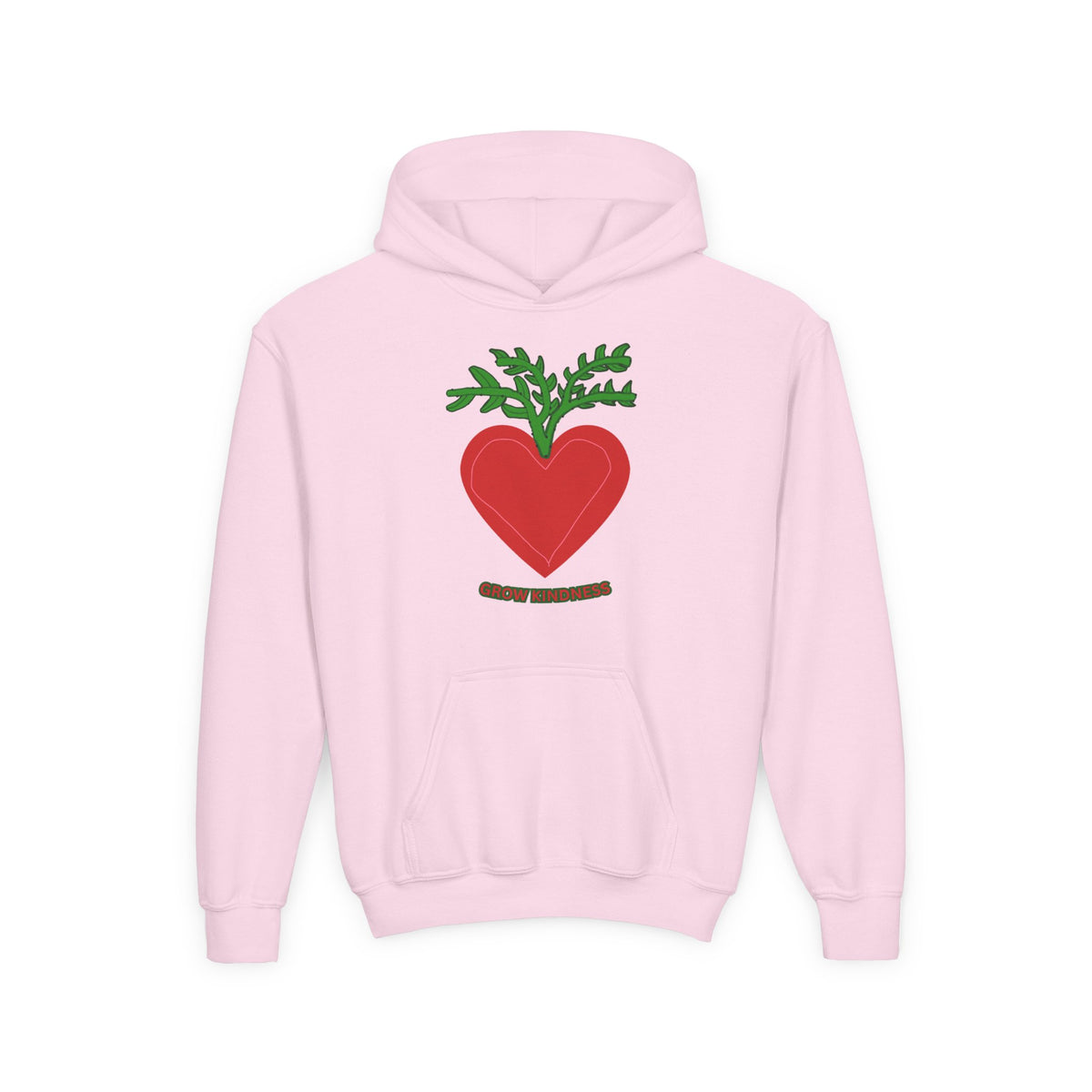 SOSO “Grow Kindness” Youth Self-Expression Pullover Hoodie