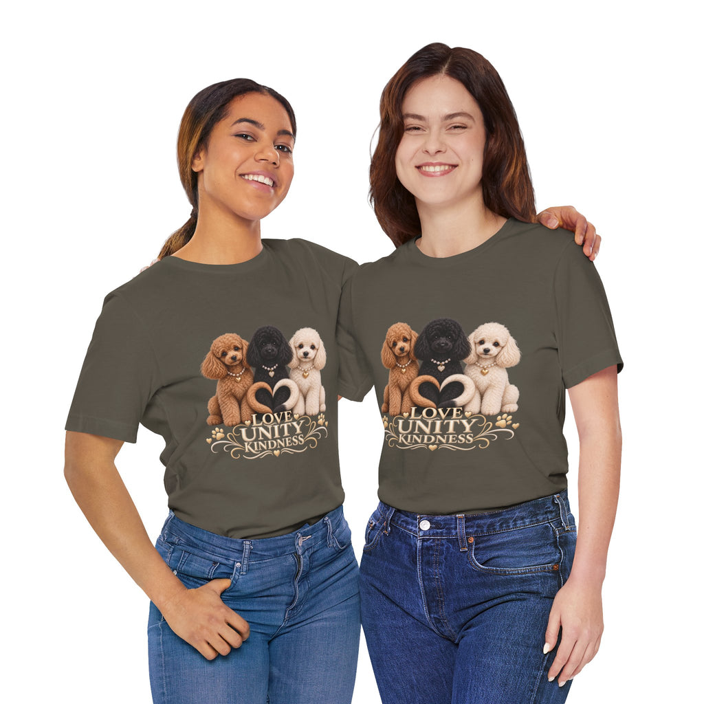SOSO “Love, Unity & Kindness” Poodle Self-Expression Tee