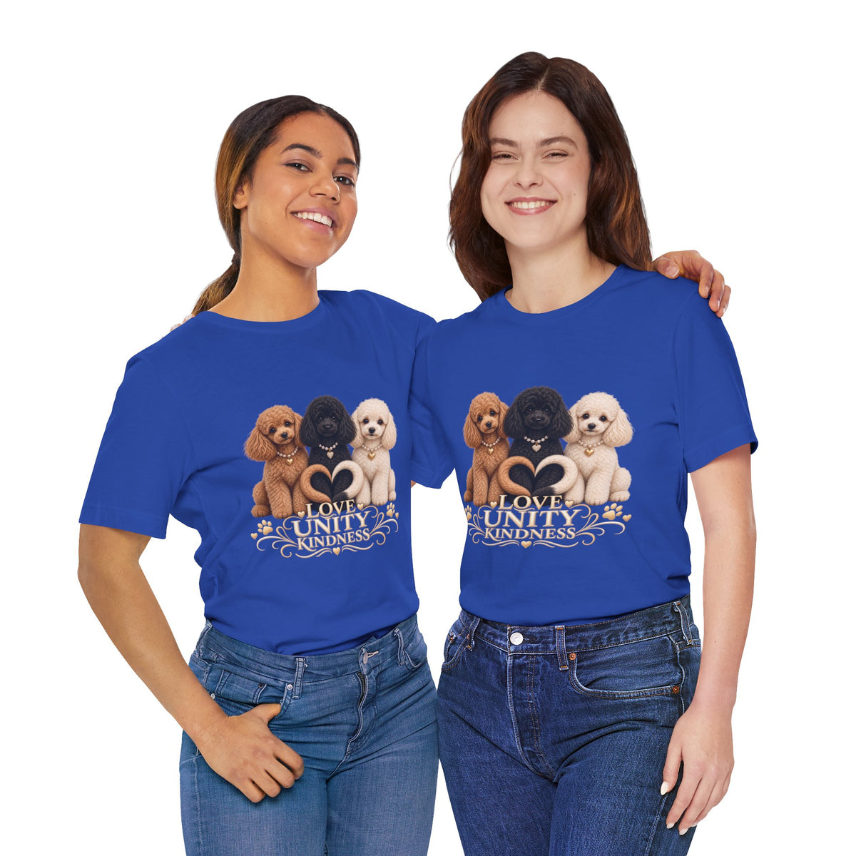 SOSO “Love, Unity & Kindness” Poodle Self-Expression Tee