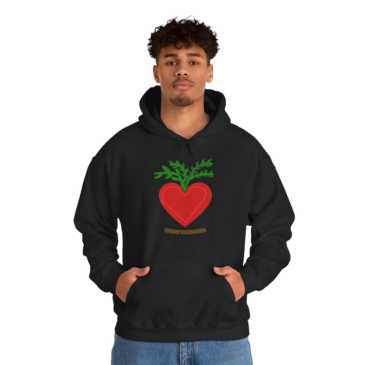 SOSO “Grow Kindness” Self-Expression Unisex Pullover Hoodie