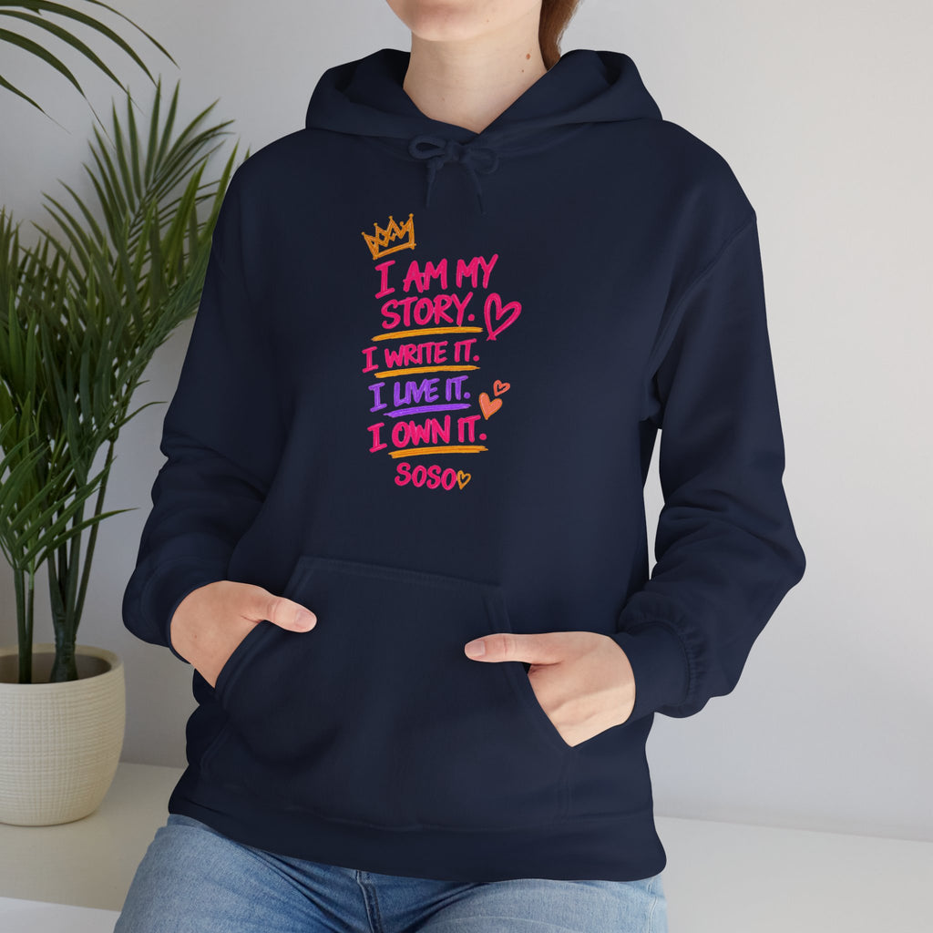 SOSO “My Story” Self-Expression Unisex Pullover Hoodie