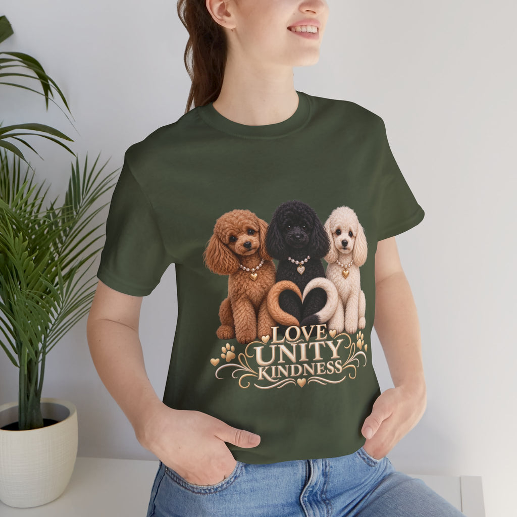 SOSO “Love, Unity & Kindness” Poodle Self-Expression Tee