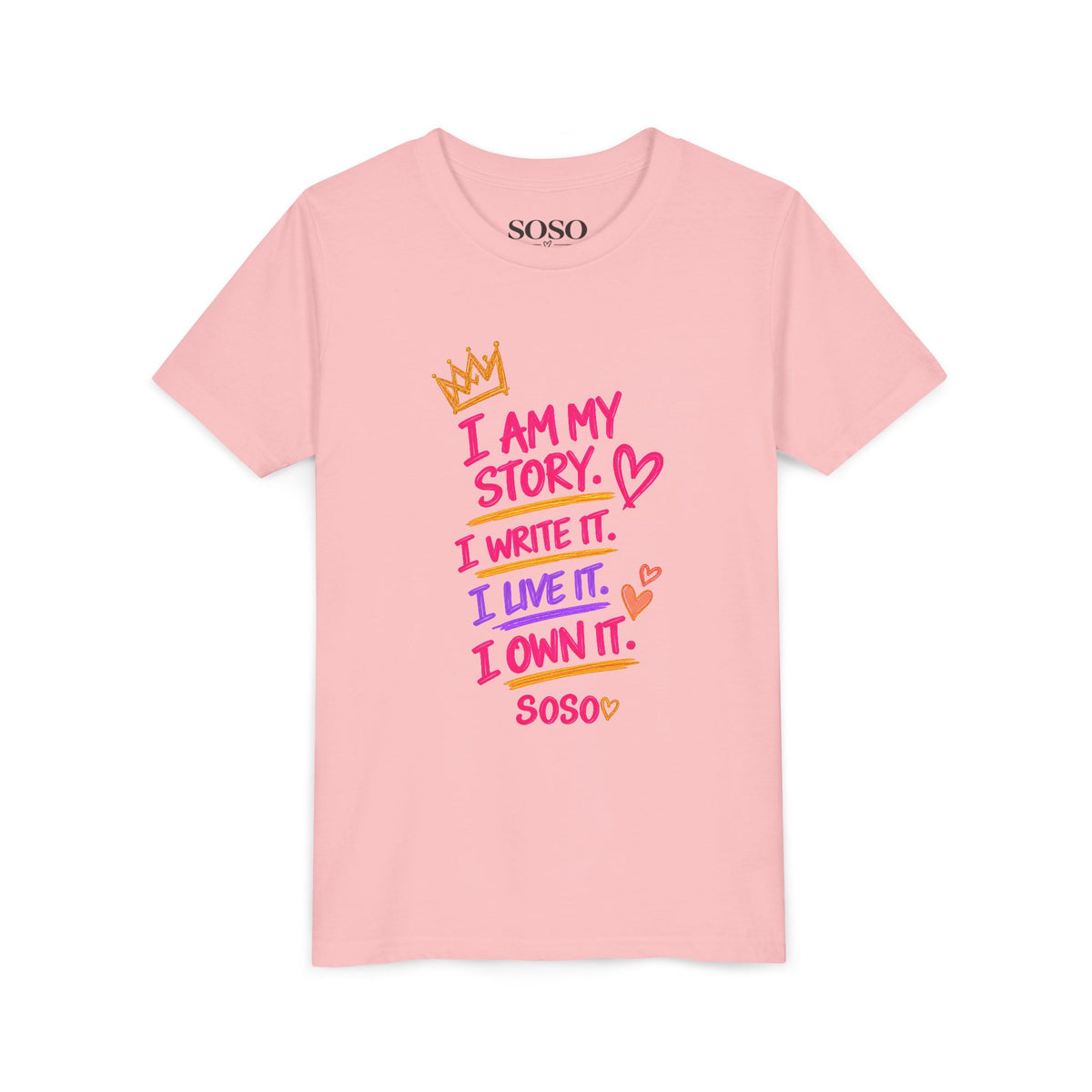 SOSO “My Story” Youth Self-Expression Tee