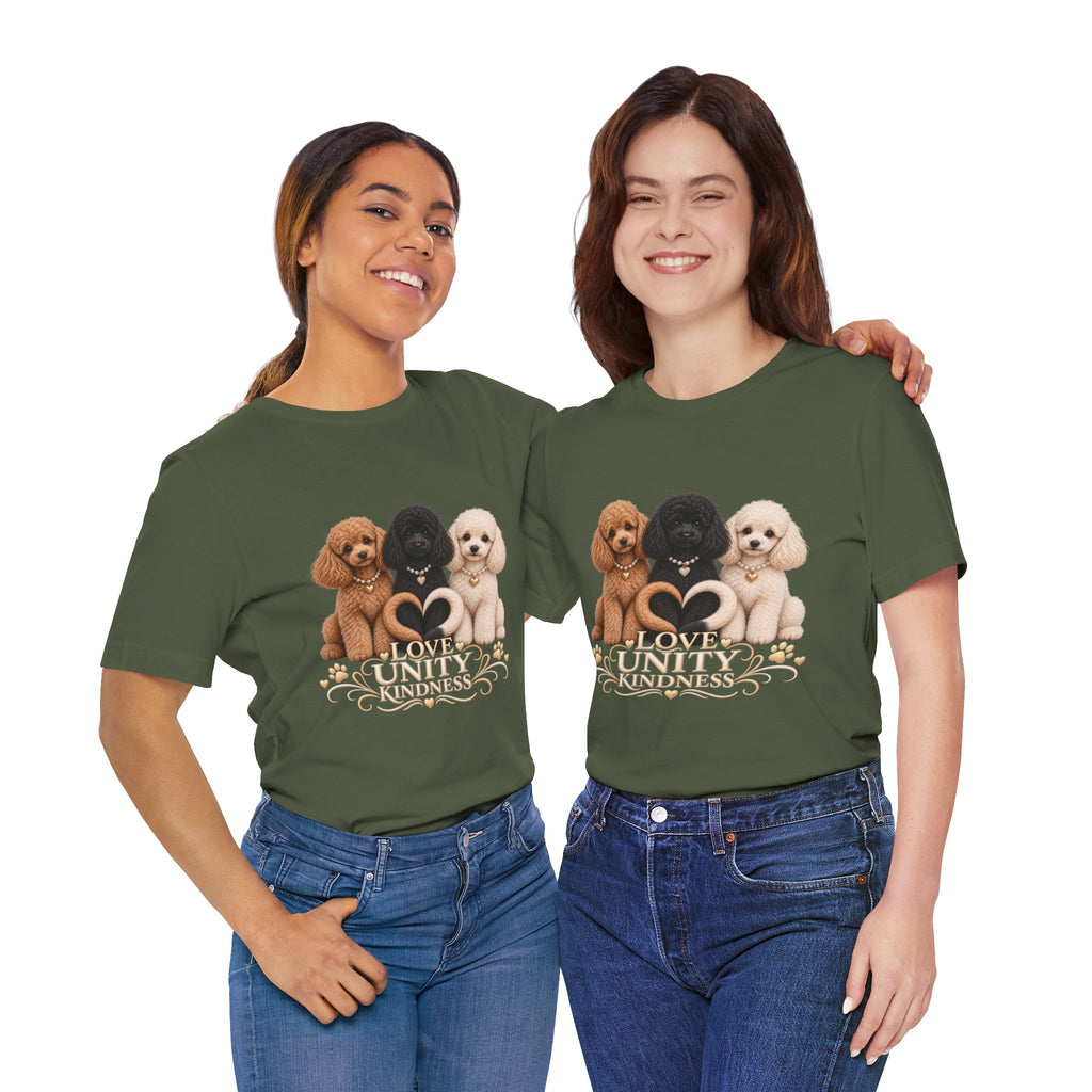 SOSO “Love, Unity & Kindness” Poodle Self-Expression Tee