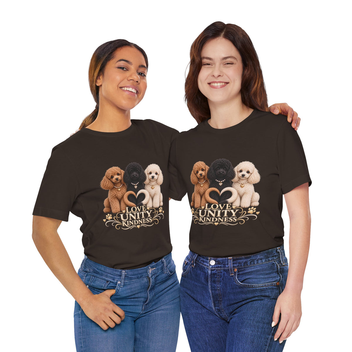 SOSO “Love, Unity & Kindness” Poodle Self-Expression Tee