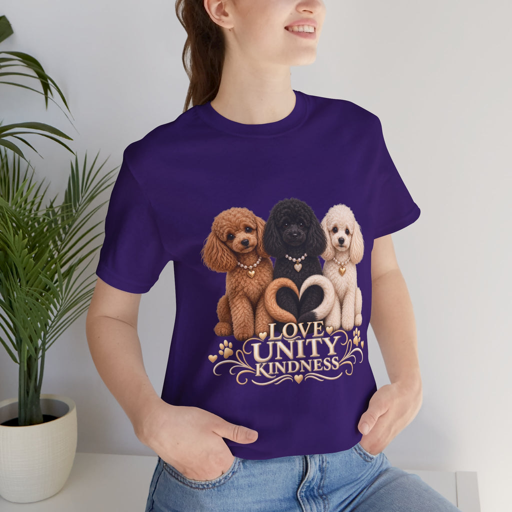 SOSO “Love, Unity & Kindness” Poodle Self-Expression Tee