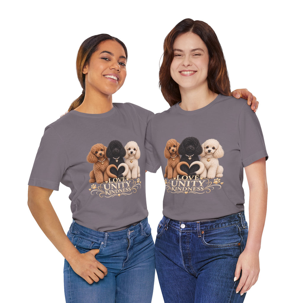 SOSO “Love, Unity & Kindness” Poodle Self-Expression Tee