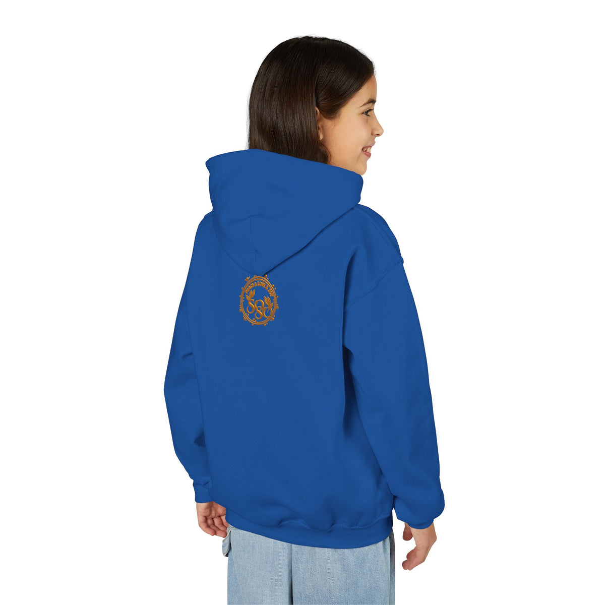 SOSO “Love, Unity & Kindness” Poodle Youth Self-Expression Pullover Hoodie