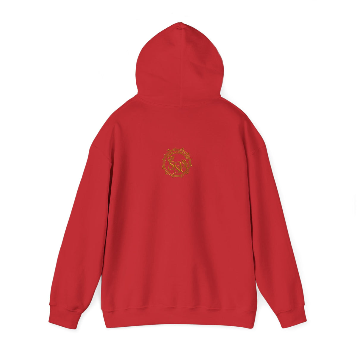 SOSO “Love, Unity & Kindness” Poodle Self-Expression Unisex Pullover Hoodie