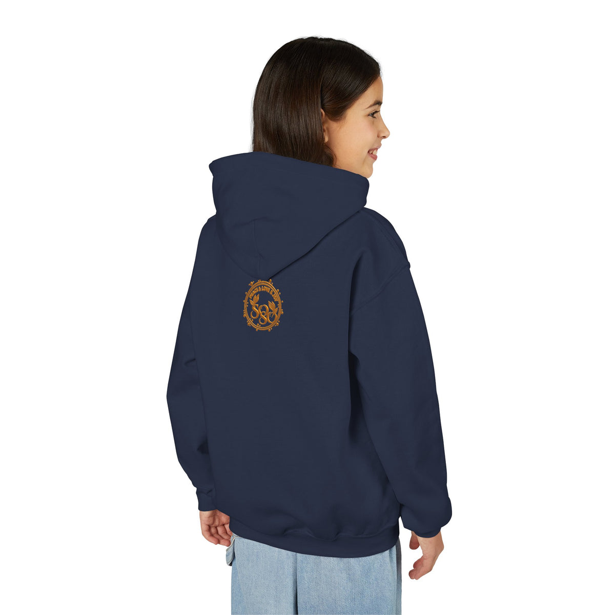 SOSO “Love, Unity & Kindness” Poodle Youth Self-Expression Pullover Hoodie