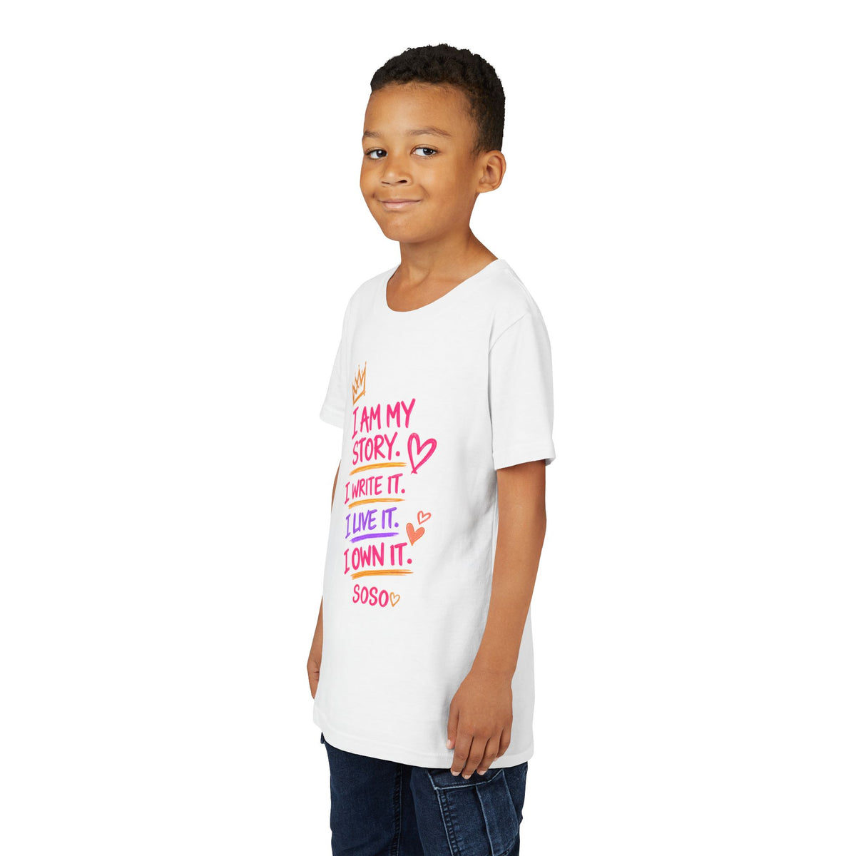 SOSO “My Story” Youth Self-Expression Tee