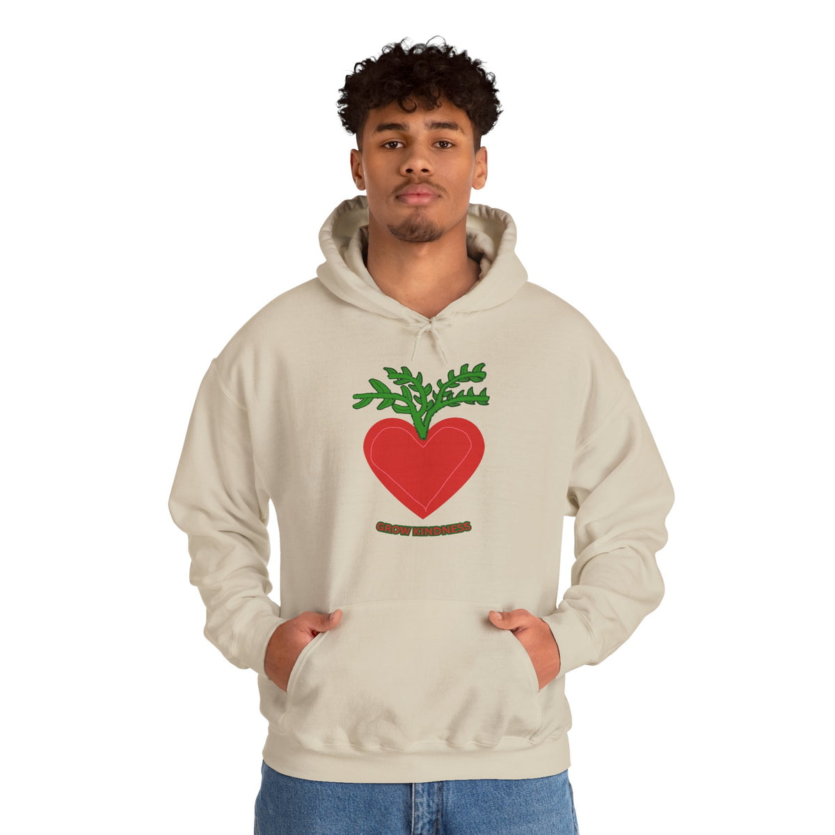 SOSO “Grow Kindness” Self-Expression Unisex Pullover Hoodie