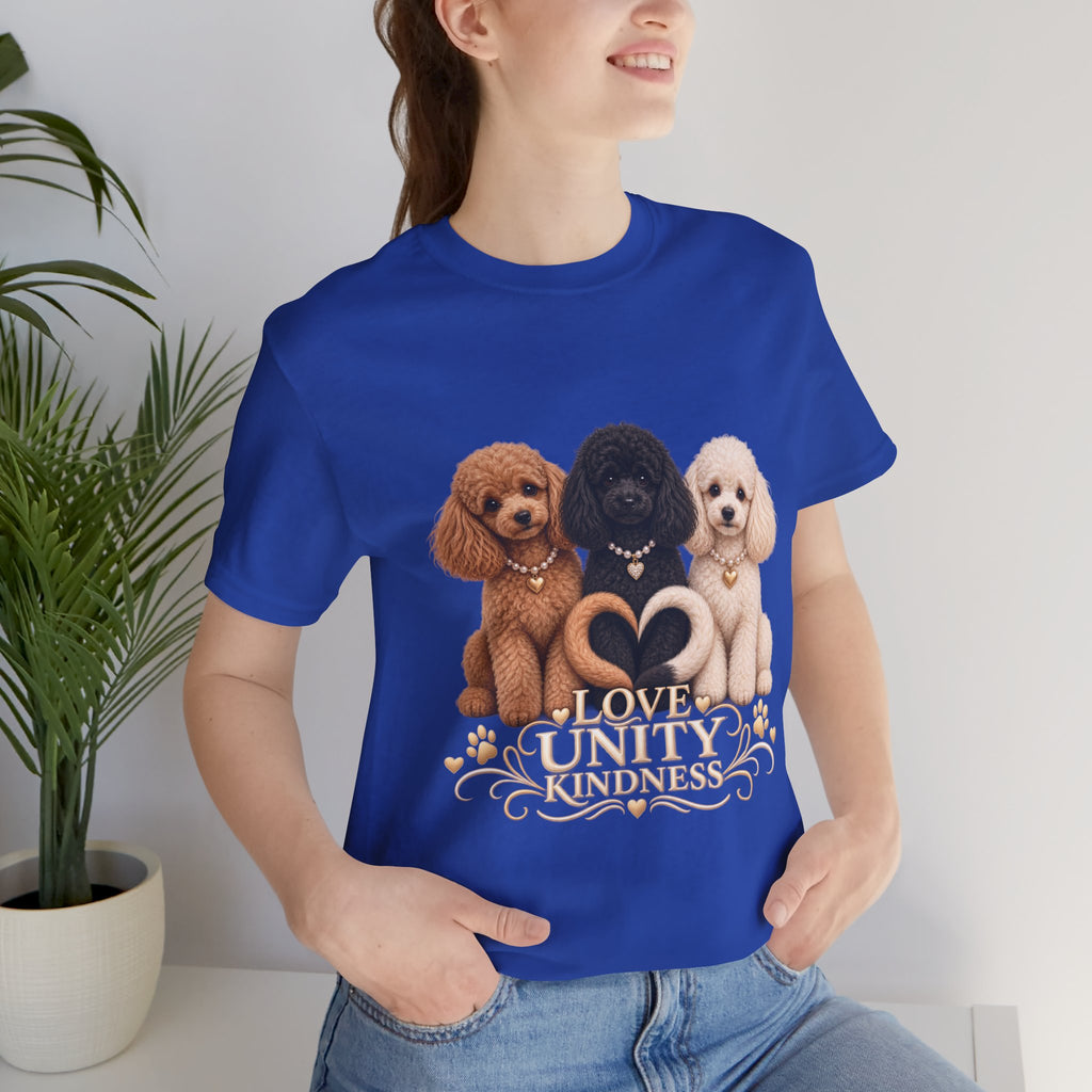 SOSO “Love, Unity & Kindness” Poodle Self-Expression Tee