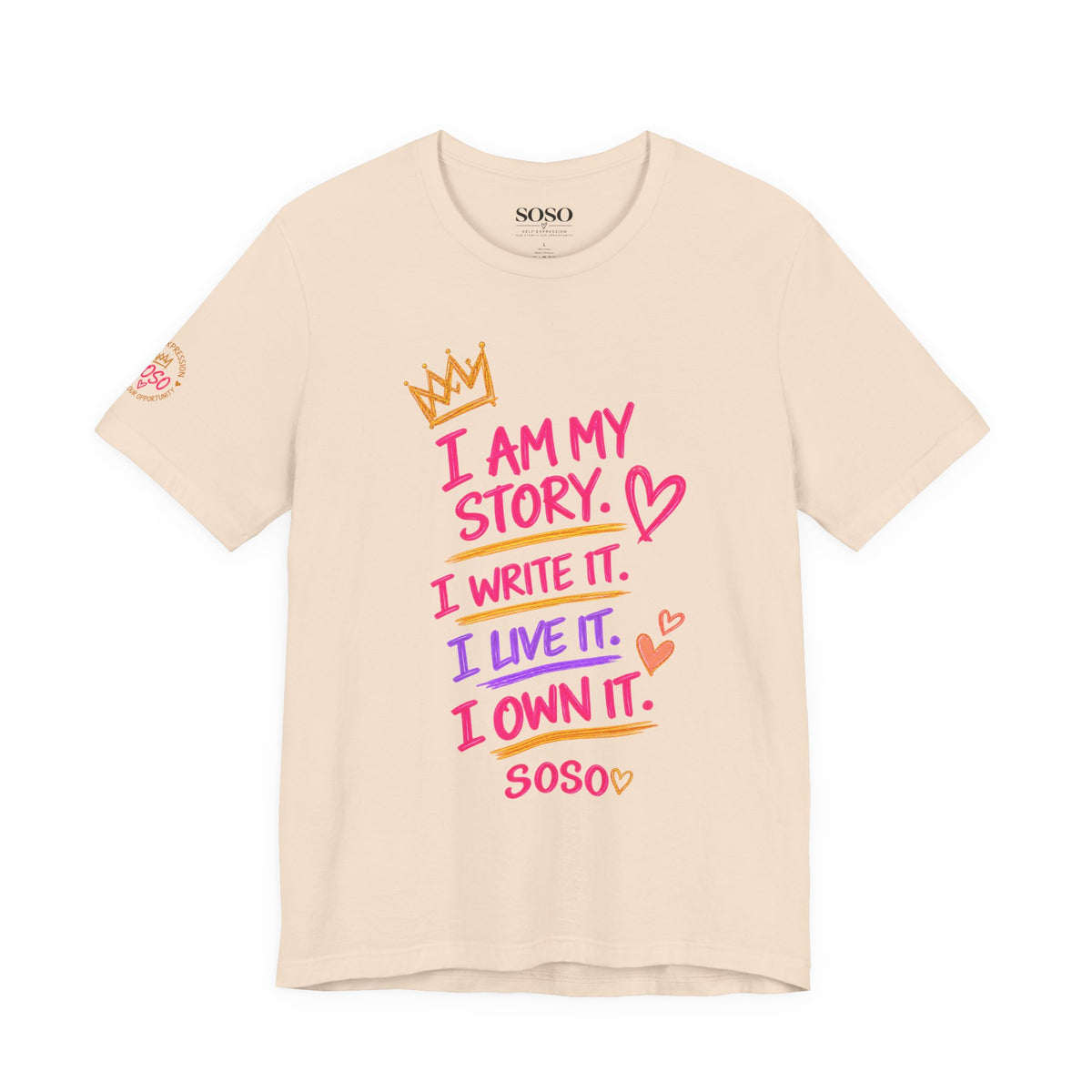 SOSO “My Story” Self-Expression Tee