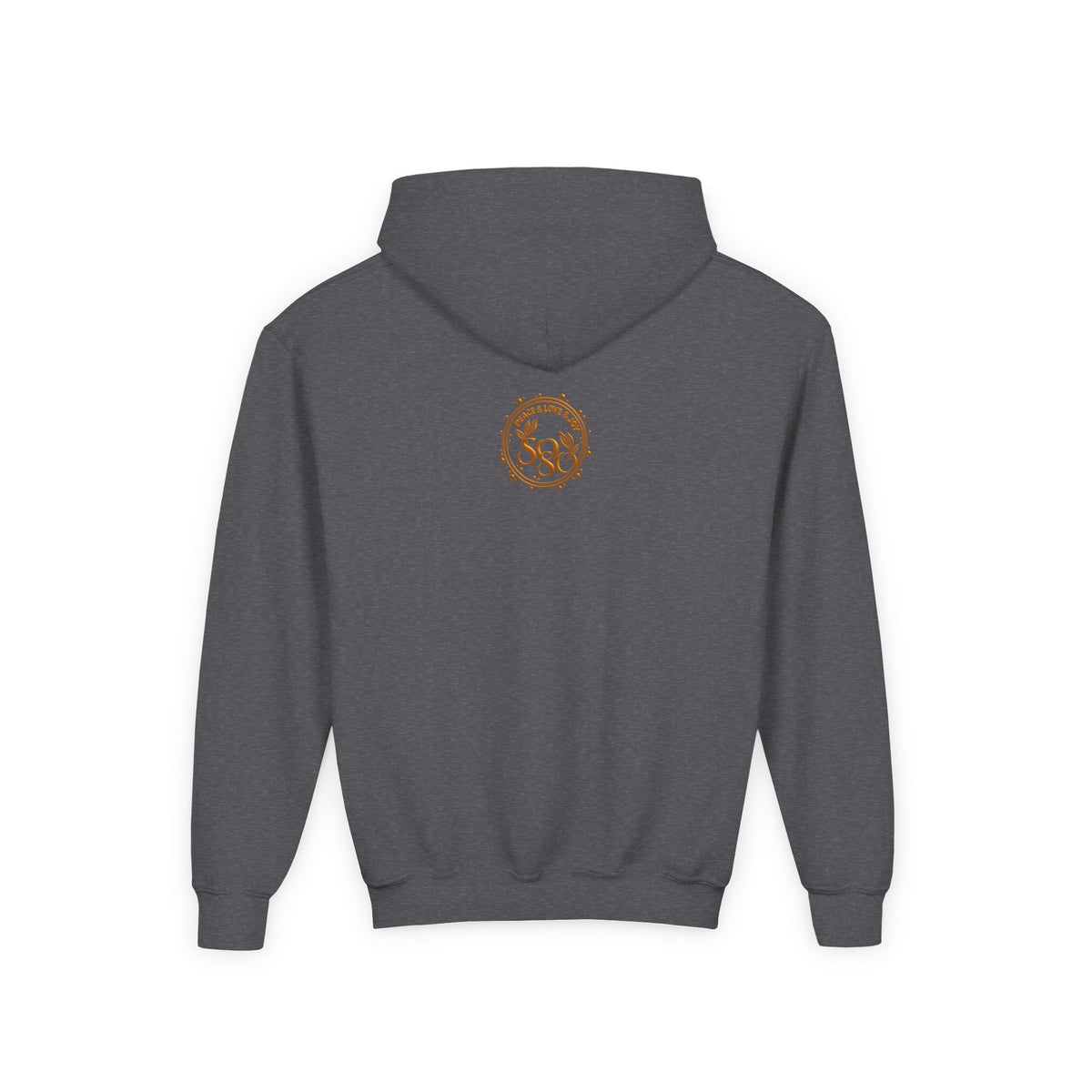 SOSO “Love, Unity & Kindness” Poodle Youth Self-Expression Pullover Hoodie