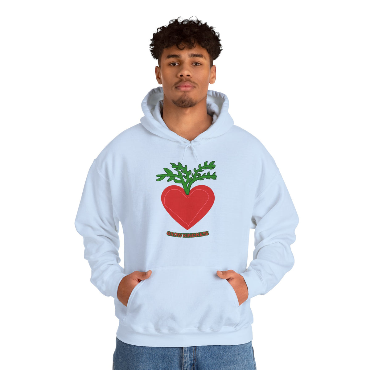 SOSO “Grow Kindness” Self-Expression Unisex Pullover Hoodie