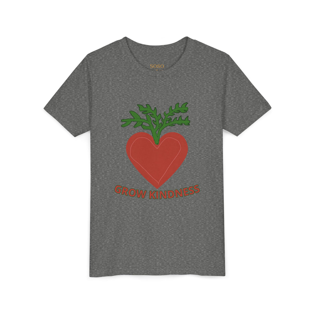 SOSO "Grow Kindness" Youth Self-Expression Tee