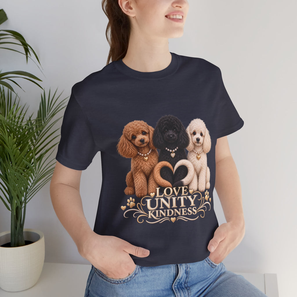 SOSO “Love, Unity & Kindness” Poodle Self-Expression Tee