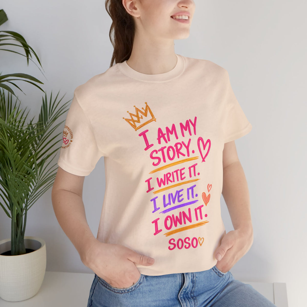 SOSO “My Story” Self-Expression Tee
