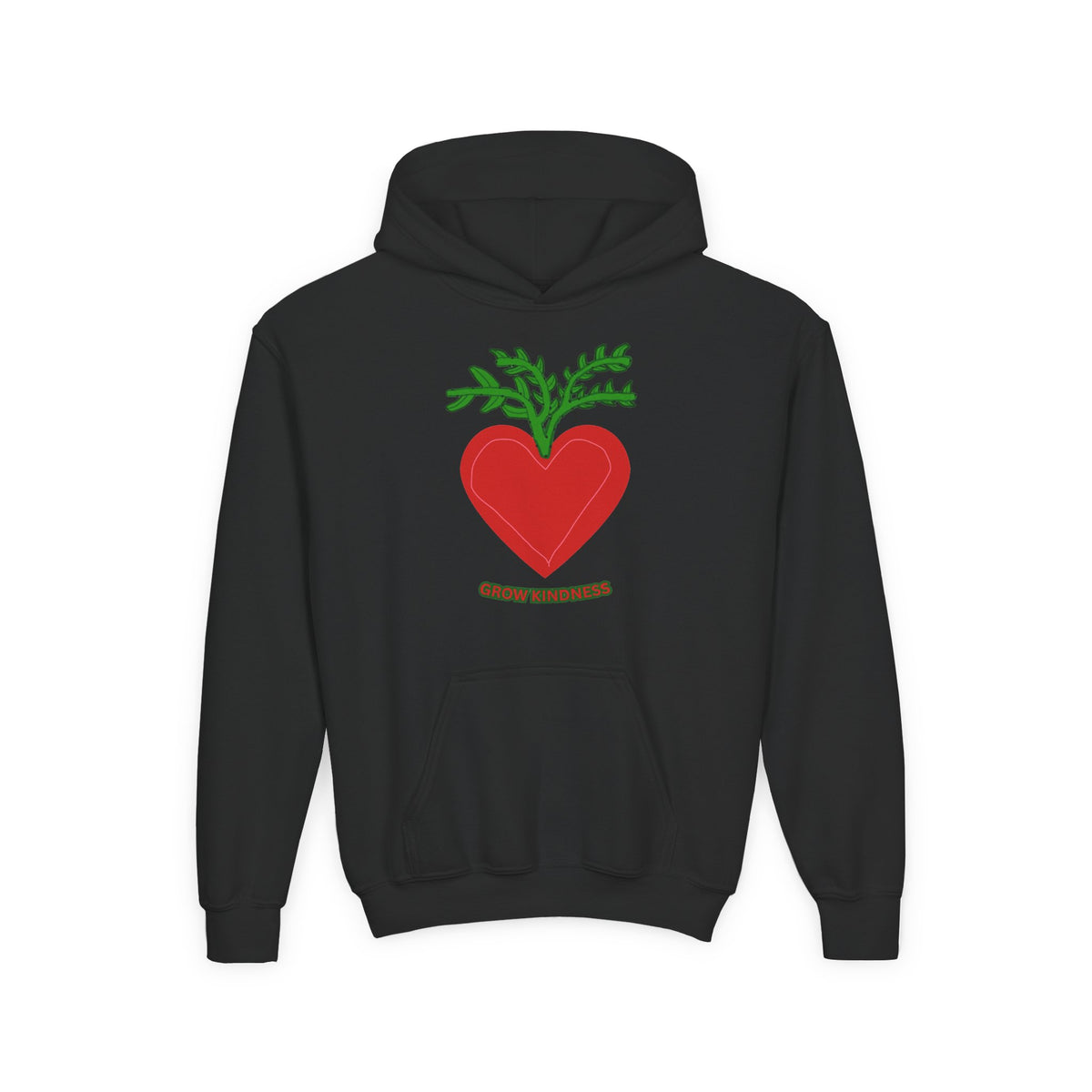 SOSO “Grow Kindness” Youth Self-Expression Pullover Hoodie