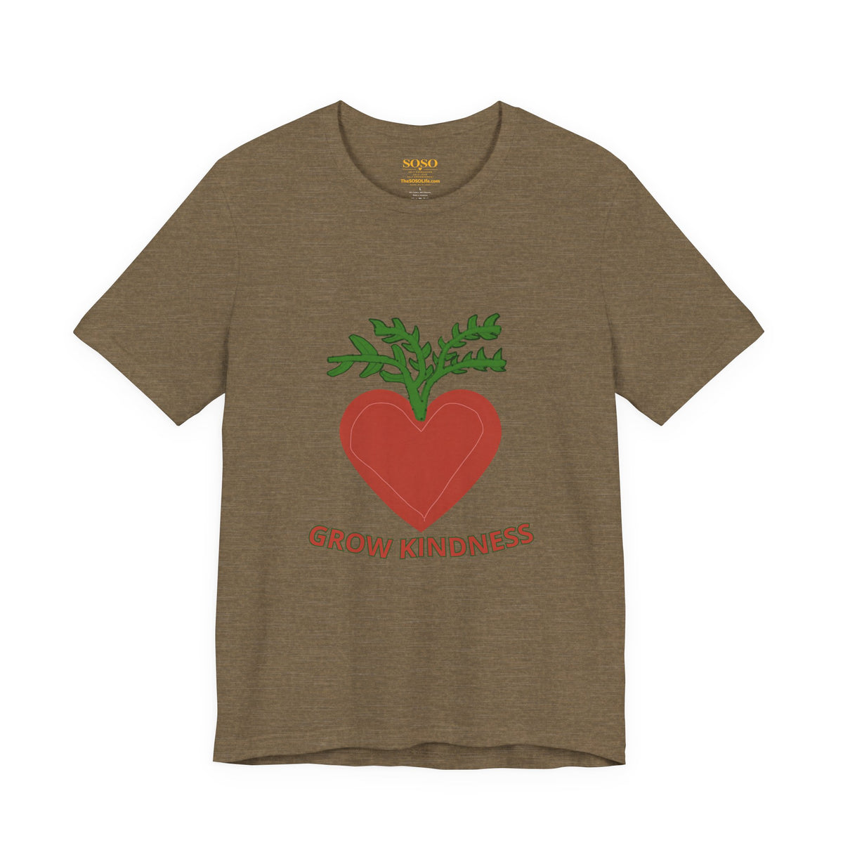 SOSO “Grow Kindness” Self-Expression Tee