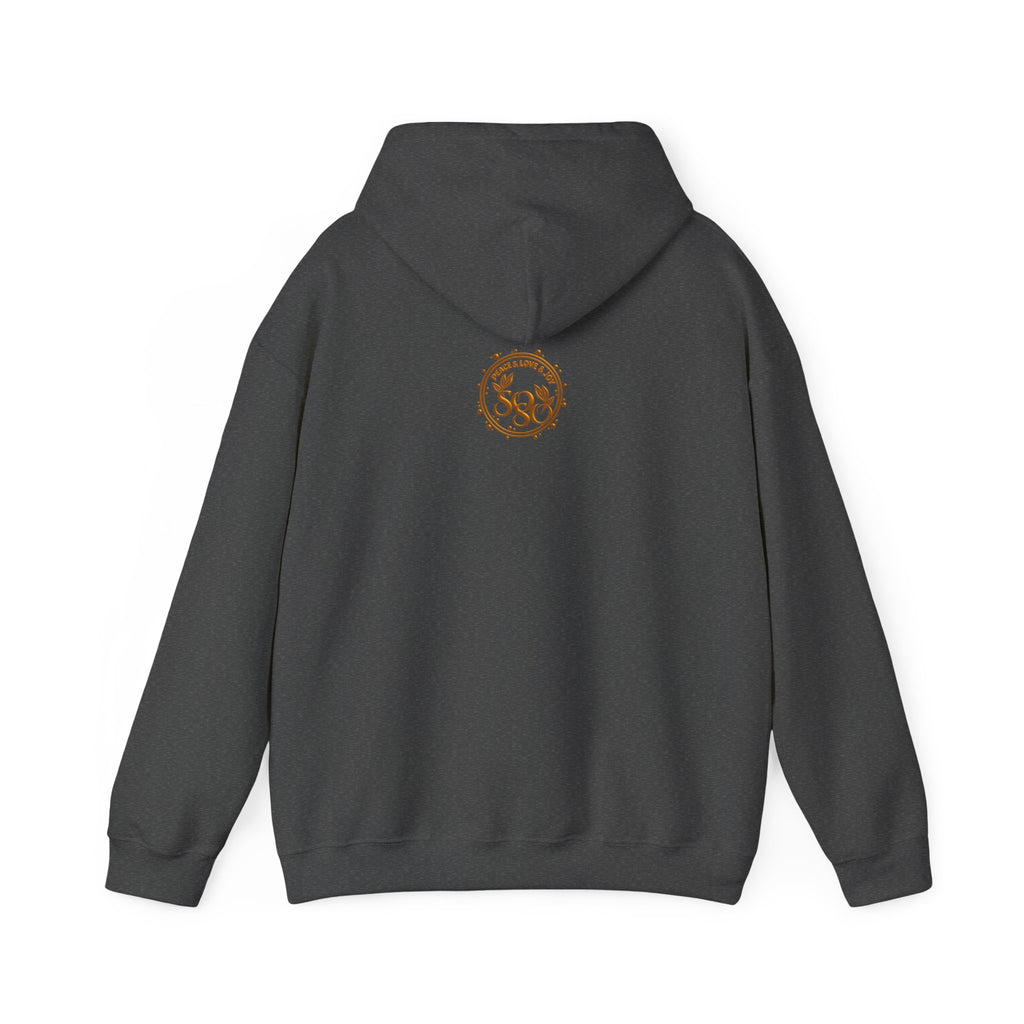 SOSO “Love, Unity & Kindness” Poodle Self-Expression Unisex Pullover Hoodie
