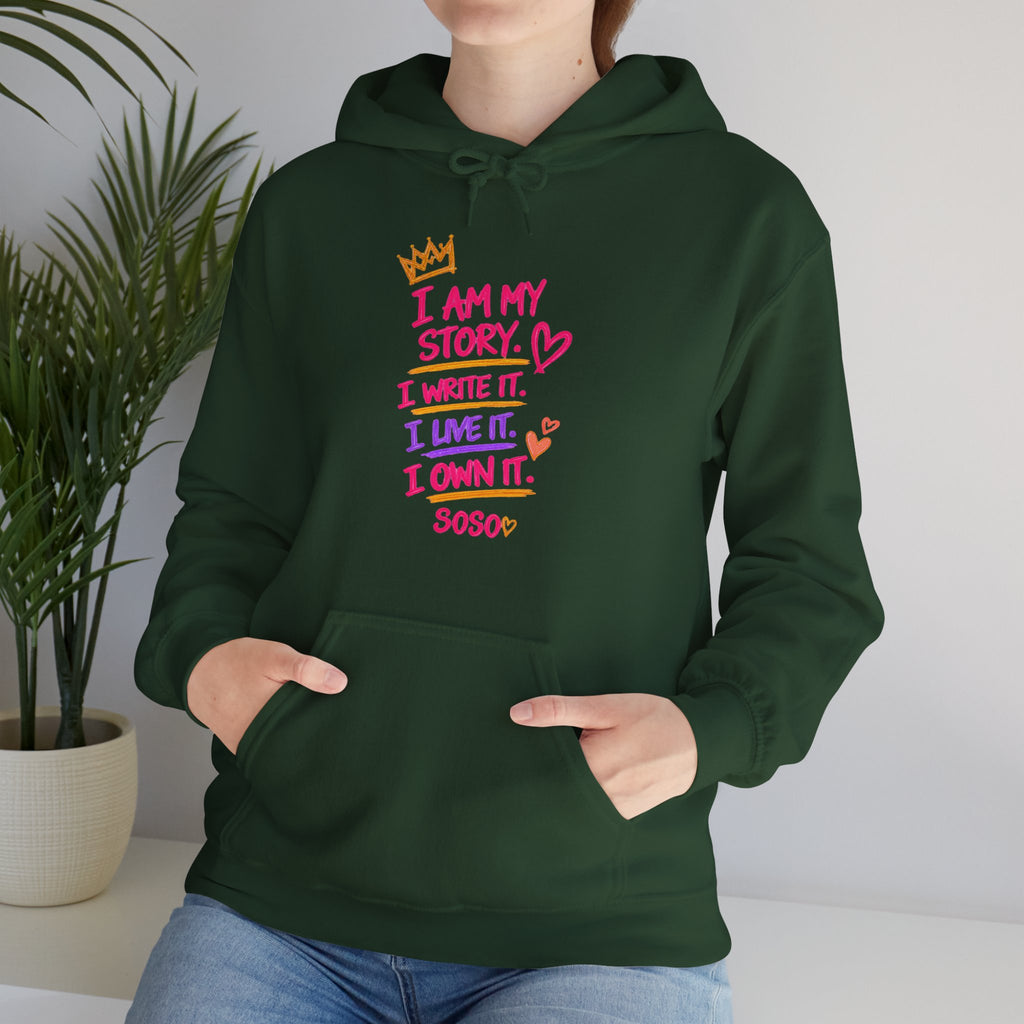 SOSO “My Story” Self-Expression Unisex Pullover Hoodie